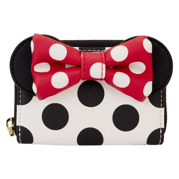 Loungefly Handbags - Loungefly Minnie Mouse Rocks the Dots Classic Accordion Zip Around Wallet